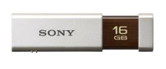SONY ノックスライド式USBメモリー ポケットビット 16GB ハイスペック ホワイト USM16GLX WA