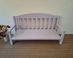 木製 ドール用 ロッキングベッド グレー - メルカリ