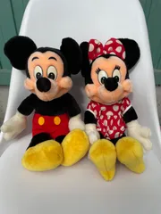 昭和レトロ　ミッキーマウス　ミニーマウス　２体セット