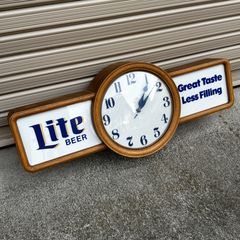 希少 正常動作品 アメリカ製 Miller Beer HIGH LIFE 時計 - メルカリ