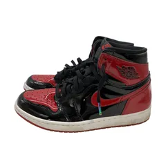 ♪1700 NIKE ナイキ スニーカー AIR JORDAN 1 RETRO HIGH OG  27.5cm 555088-63 ブラック×レッド