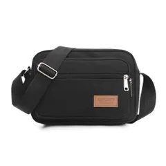 ☆ ブラック ☆ ショルダーバッグ メンズ pmysbag08 ショルダーバッグ 小さめ 斜めがけ メンズ ショルダーバック ショルダー バッグ 斜めがけ バック 斜めがけバッグ 斜め掛けバッグ 軽量 軽い 横型 かっこいい シンプル カジュアル 無地