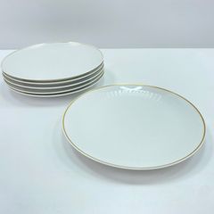 C(315098) ミノワークス プレート皿 20㎝ 5枚セット サックスグレー