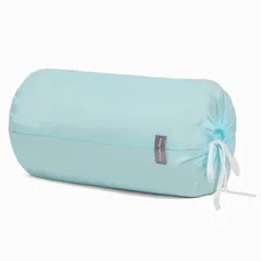 【特価セール】収納バッグ 巾着袋 筒型 毛布収納 丸めて簡単収納 縦置き Mサイズ 積み重ね保管 ライトブルー 収納袋 626-22 アストロ