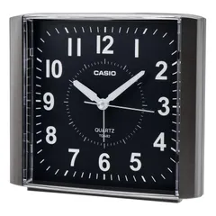 【人気商品】CASIO(カシオ) 目覚まし時計 黒 アナログ スタンダード スヌーズ ライト 付き TQ-482-1JF