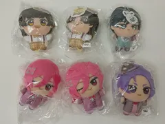 ブルーロック×サンリオキャラクターズ ちびぐるみ 6点セット まとめ売り 中古 蜂楽廻/御影怜王/千切豹馬/糸師凛 [MB-4455]