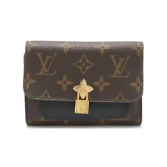 LOUIS VUITTON ルイ ヴィトン モノグラム ポルトフォイユ フラワー コンパクト 3つ折財布 三つ折り財布 ノワール 黒 ブラック M62578