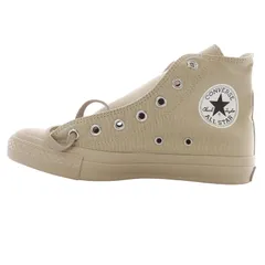 コンバース スニーカー ハイカット キャンバス 24.5cm べージュ