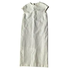 C398 【タグ付き 未使用】 IENA イエナ ワンピース ノースリーブ ホワイト レディース 36