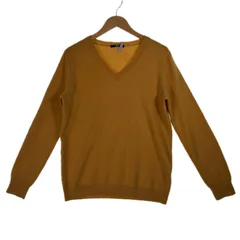 美品 UNIQLO ユニクロ 無地 秋冬 AW 長袖ニット カシミヤ イエロー レディース【古着】【中古】【送料無料】