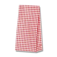 シモジマ HEIKO 紙袋 角底袋 ファンシーバッグ SS ギンガムミニ 赤 100枚 幅90×マチ50×高175mm 003078100