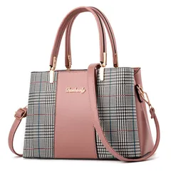 ショルダーバッグ レディース 斜めがけ 肩掛け ハンドバッグ 2way チェック