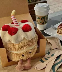 JELLY CAT - 新品　ジェリーキャット　ぬいぐるみ　ドーナツ　スイーツ　おかし　ケーキ　食べ物 JELLY CAT - 新品 ジェリーキャット ぬいぐるみ ドーナツ