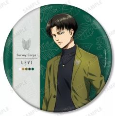 進撃の巨人 リヴァイ 缶バッジ ロングコート WITSTUDIO 原画展 - メルカリ