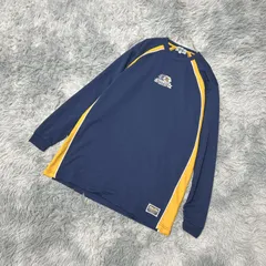 【BALL LINE】バスケットボール  長袖Tシャツ  刺繍ロゴ   (XL)  スポーツ  カジュアル  メンズ  青系  ブルー【送料無料】