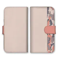 iPhoneXR ケース 手帳型 アイフォンXR スマホケース 携帯ケース 迷彩柄 カモフラ柄 可愛い きれい目 大人可愛い クール パステルカラー 淡色 カラー03