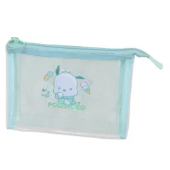 【メール便】ポチャッコ コスメポーチ ３Ｐクリアメッシュポーチ 甘えんぼナミダ サンリオ ティーズファクトリー 化粧ポーチ 小物入れ キャラクター グッズ 