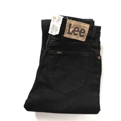 デッドストック 90's リー Lee 319 スリムフィット ブラック デニムパンツ (実寸27) 黒 ヨーロッパモデル ユーロ 90年代 オールド 未使用品 未使用　アメリカ古着 USED  ビンテージ ヴィンテージ