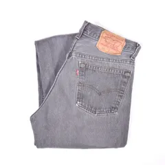 90s リーバイス 501 W30 先染めブラック USA製 デニムパンツ ジーンズ ストレート 93年製 501-0658 Levis 古着 @EA0262