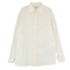 美品タグ付！メゾン マルタンマルジェラ スリムフィット シャツ S〜M ベージュ 美品タグ付！メゾン マルタンマルジェラ スリムフィット シャツ