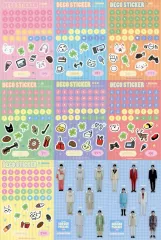 【中古】シール・ステッカー [単品] ENHYPEN デコステッカーセット(9枚組) 「ENHYPEN 2023 GGU GGU PACKAGE」 同梱品