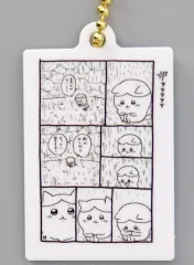 【中古】キーホルダー ハチワレ(喜びがない) ミニ原画アクリルチャーム・ちいかわ なんか小さくてかわいいやつ 「ナガノマーケット ナガノくじ」 チャーム賞