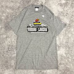 NBA 2001 JAPAN GAMES ジャパンゲーム プリント Tシャツ グレー L 未使用 バスケ 古着