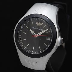 エンポリオアルマーニ AR-1203 ALLUMINIO 腕時計 - メルカリ