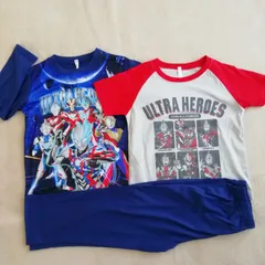 定価3,630円 ウルトラヒーローズ ウルトラマンブレーザー パジャマ 天竺薄手　光る2TOPSパジャマ 長袖 半袖 【2718496】ネイビー/ゼット、ブレーザー、トリガーが光る