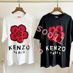 A961【即完売モデル】ケンゾー花柄半袖TシャツホワイトM 入手困難