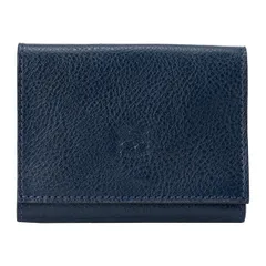 新品 イルビゾンテ IL BISONTE 3つ折り財布 ウォレット ブル