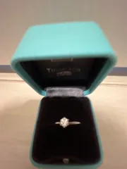 受注生産品】 ティファニーセッティング 0.2ct US2号 付属品全て有り