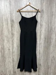 LAUIR マーメイド Iライン ワンピース sizeM/黒 ■◆ レディース