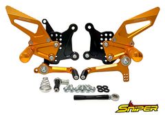 NINJA ZX-25R ZX-4R SE ストリート用 バックステップ 金 クイック