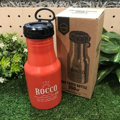 【展示品】グローバルアロー ROCCO ロッコ ステンレス ワンタッチ ボトル 水筒 350ml レッド