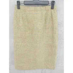 ◇  Leilian レリアン チェック   膝丈 タイト  スカート 9 マルチ レディース  【中古】 【1002797313058】