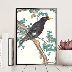 江戸屋の飾り絵　今尾景年の花鳥図の特別セット　8枚組 江戸屋の飾り絵 今尾景年の花鳥図の特別セット 8枚組
