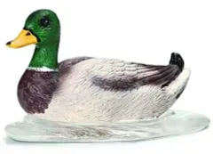 【中古】フィギュア カモ (オス：泳) 「Schleich-シュライヒ-」 No.13727