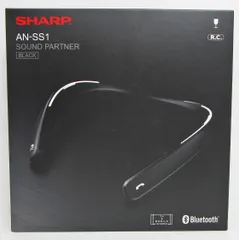 SHARP AN-SS2 ワイヤレスヘッドセット ブラック AN-SS2 | ウェアラブルネックスピーカー サウンドパートナー