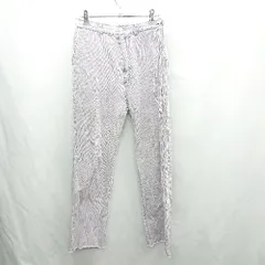 ◇ Θ Kastane カスタネ ウエスト紐付き スリット加工 ストレートデニムパンツ サイズS パープル系 レディース E  【1502030022186】