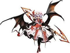 【中古】(非常に良い)東方Project レミリア・スカーレット［紅魔城伝説版］ 1/8 完成品フィギュア 頭頂高約18cm キューズQ