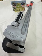 スーパーツール　アルミ製　ストレートパイプレンチ　AP450E 未使用