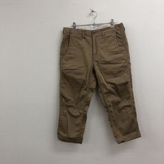 【SHIPS】シップス　ベージュ　M　パンツ　ひざ丈　レディース　メンズ　ズボン 　綿　麻　