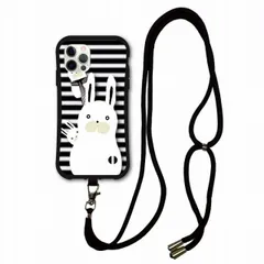 [iPhone16] スマホショルダー付 スカラー iPhoneSE 第3世代 ケース 耐衝撃 i-coronケース iPhone16 15 14 13 12 11 スマホケース アイフォン 全機種対応 スマホカバー scolar ホワイト ラビル ボーダー 