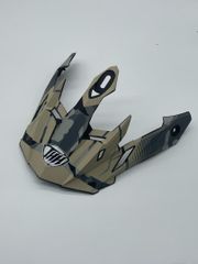 【アウトレット品】TX-27ヘルメット用バイザー カモカーキグリーンマット