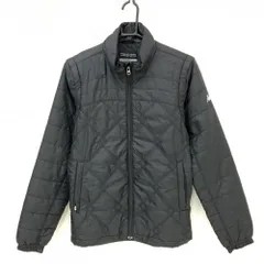 【美品】カッパ 2WAY中綿ジャケット 黒 袖着脱可 ロゴプリント メンズ M ゴルフウェア Kappa