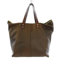ドルチェ&ガッバーナ ドルガバ DOLCE&GABBANA トートバッグ ショルダー 2way 旅行かばん レザー 鞄 茶 ブラウン /DKのサムネイル