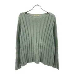 エディーバウアー 長袖 セーター L/G グリーン系 Eddie Bauer ニット レディース 古着 【240423】