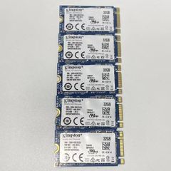 【 中古 動作確認済】M.2 SATA SSD Kingston RBU-SNS4180S3/32GJ 32GB   まとめ売り　5枚セット