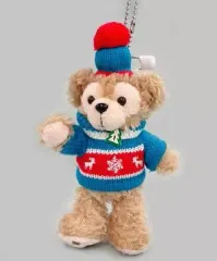 【中古】ぬいぐるみ ダッフィー ぬいぐるみバッジ 「クリスマス・ウィッシュ2011」 東京ディズニーシー限定